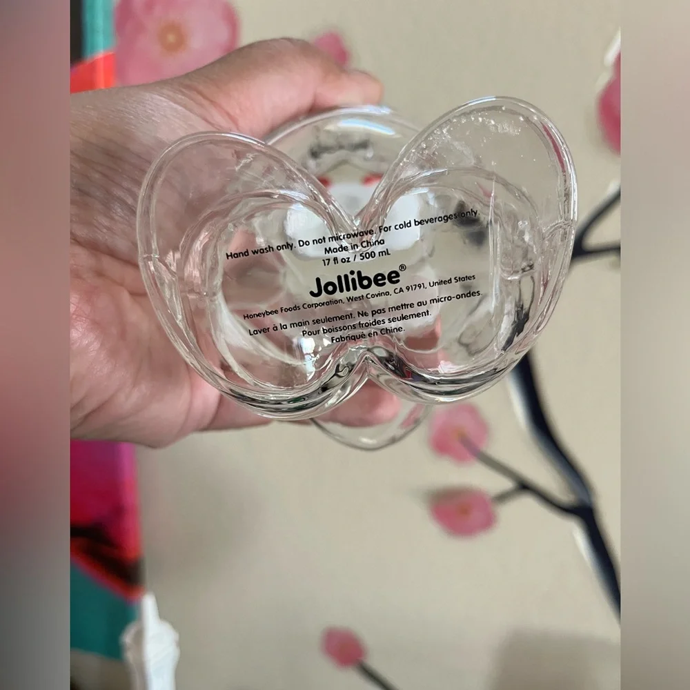 Jollibee Limited Edition Glass Tumbler New in box